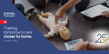 Help train our care teams close to home